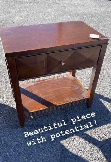 Cozy Styled Home Accent Table Before